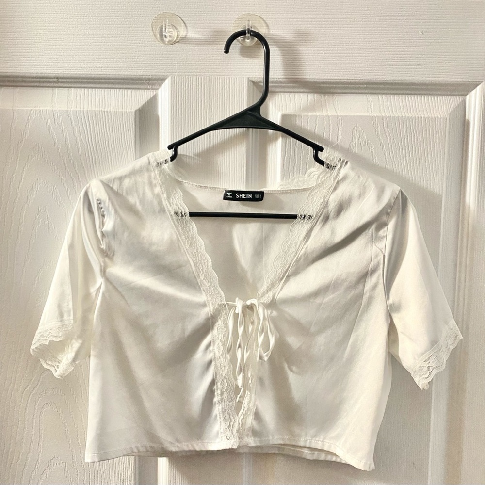 Satin cardigan